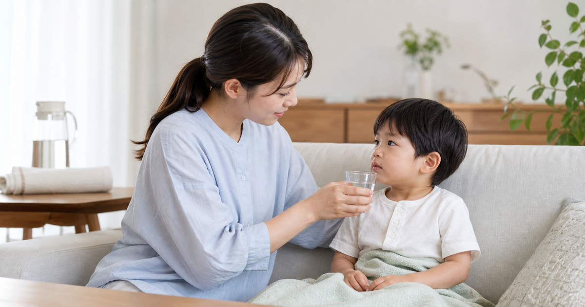 子どもの下痢、何を飲ませる？脱水サイン・食事・受診と登園の目安