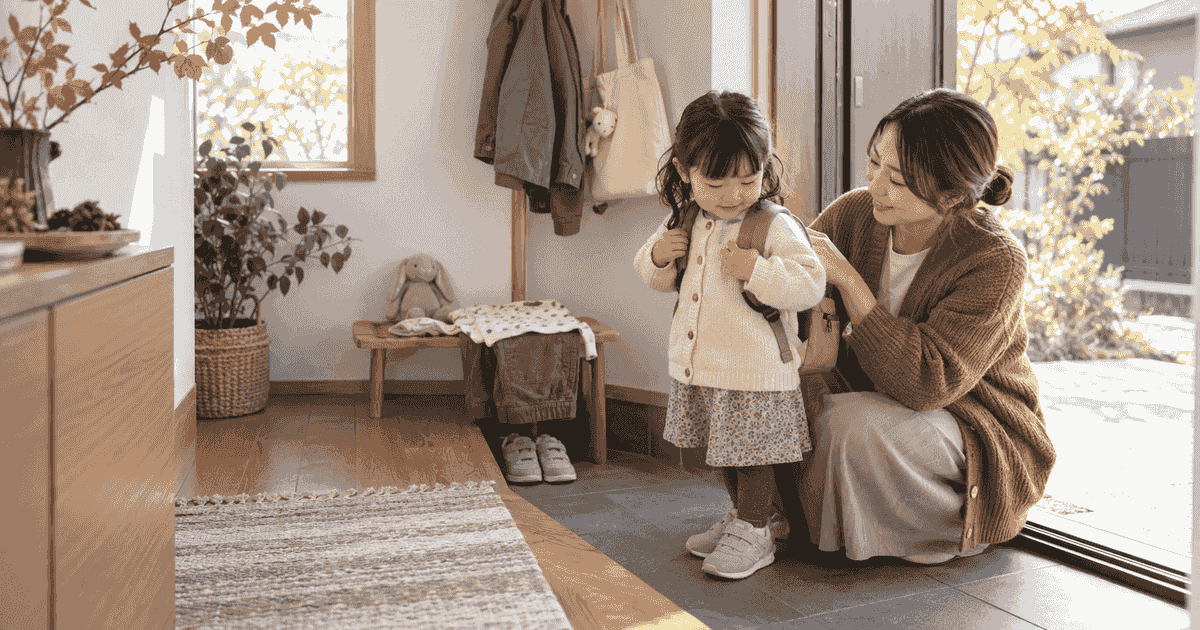 子どもの朝の支度が進まないときは？出発前のバタバタを減らす工夫