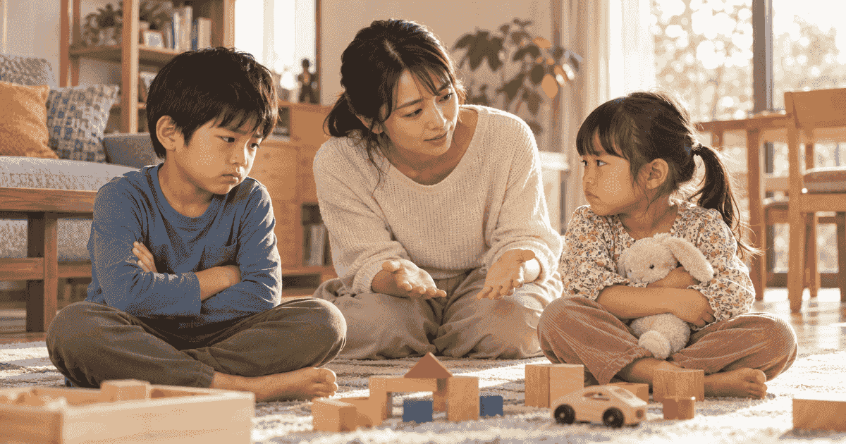 兄弟げんか、親はどう対応する？仲裁のコツと見守る目安