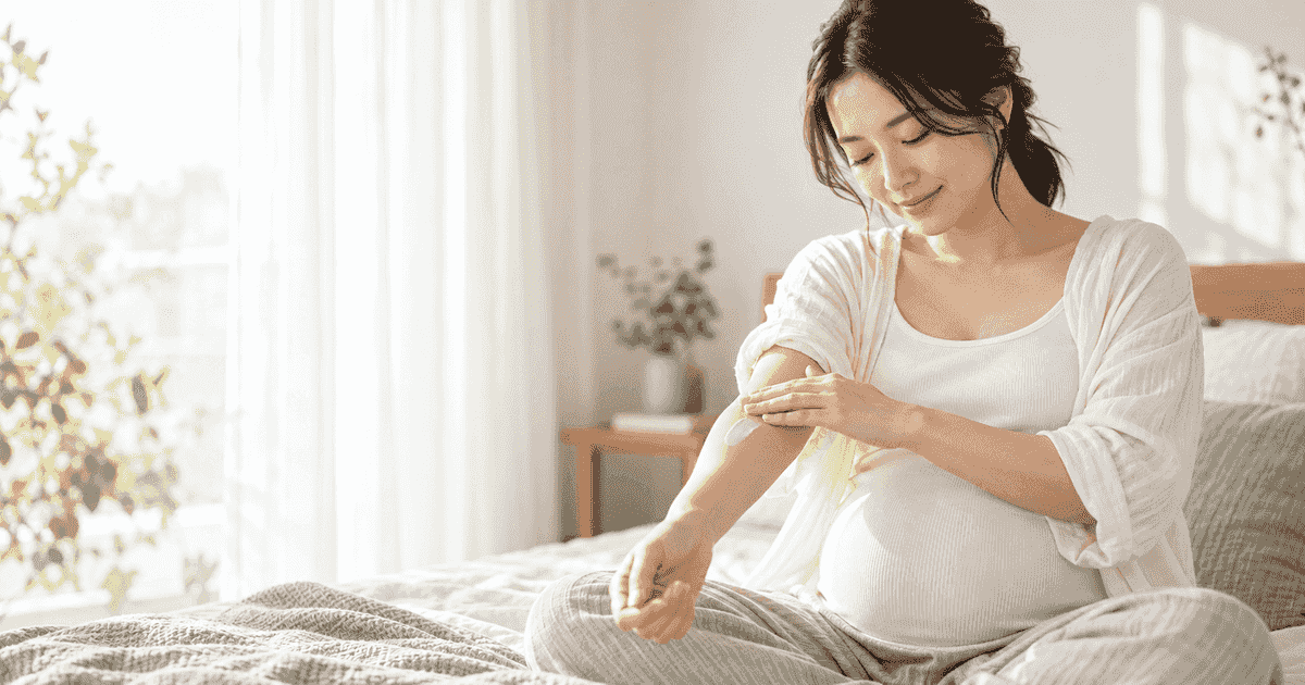 妊娠中のかゆみ・湿疹はどうする？原因と肌ケア、受診の目安