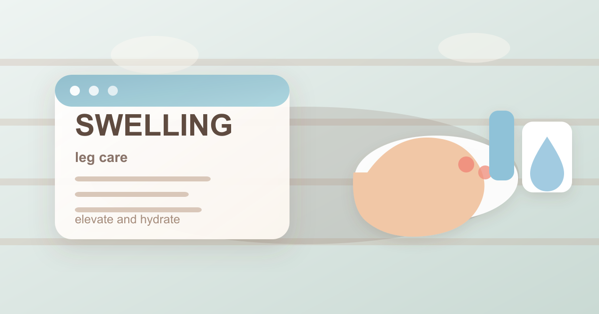 妊娠中のむくみがつらいときに。時期別の原因とやさしい解消ケアガイド